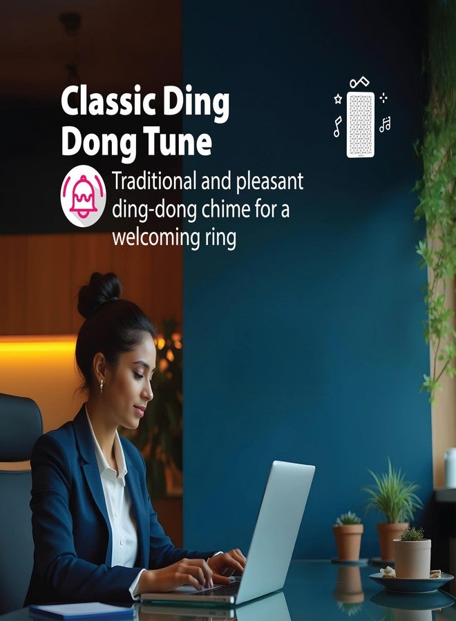 هافلز جرس باب إلكتروني من هافيلز رينج-أو دونج، أبيض - Image 4